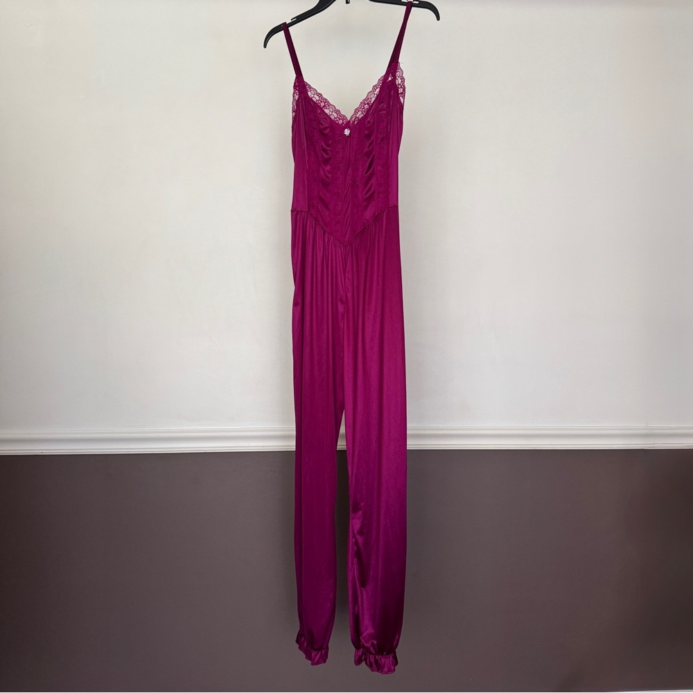 Colesce Couture Vintage 90s Lingerie Jumpsuit, Size Medium